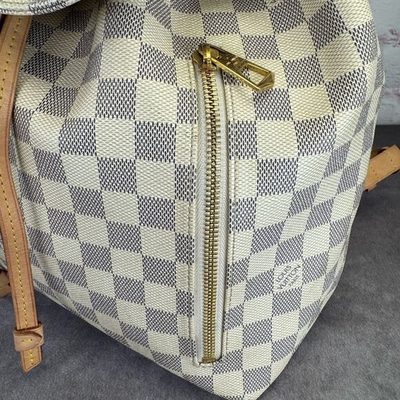 Louis Vuitton Sperone Damier Azur Canvas  Backpack - Picture 4 of 16